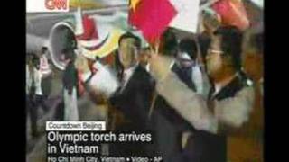 Olympic Torch arrives in Vietnam [upl. by Fosdick]