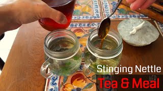 How to Prepare Stinging Nettle Tea  An Easy St Nettle MealSalad Recipe [upl. by Eiramlatsyrc]