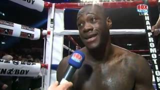 Deontay Wilder calls out Tyson Fury after Auldley Harrison fight [upl. by Platas728]