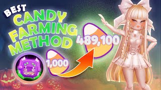 The BEST CANDY Farming Routine In Royale High 🎃 Royalloween Candy Farming Routine Tips [upl. by Auburn]