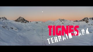 Snow park laps at Tignes Resort in France  French Alps [upl. by Elliven]