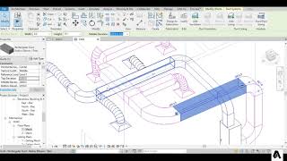 How to Put HVAC System in Revit for Beginners [upl. by Dambro432]