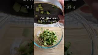 Chickpea salad fallrecipe salad chickpeas [upl. by Ellehc]