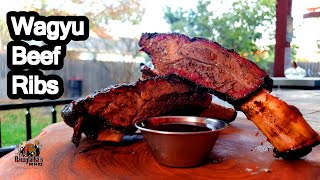 Wagyu Beef Ribs  Louisiana Grills Kamado K24 [upl. by Caasi]