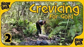 Crevicing the Creek  Part 2  Gippsland Gold Prospecting [upl. by Notyalk]