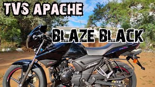 All new TVS apache 160 2V Blaze black review in tamil [upl. by Suzzy]