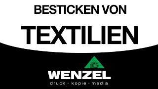 Besticken von TextilienTShirts Hier Tigermotiv  Schriftzug [upl. by Nahtaneoj]