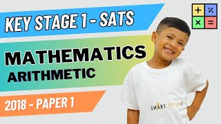 KS1 SATS  Maths  2018 Arithmetic  Paper 1  Smart Tutors [upl. by Tutt]