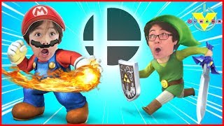 Super Smash Brothers 100 Man Smash Challenge VTubers Ryan Vs Daddy [upl. by Akimehs]