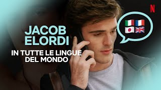 LA VOCE di JACOB ELORDI in TUTTE LE LINGUE DEL MONDO  Netflix Italia [upl. by Fitton]