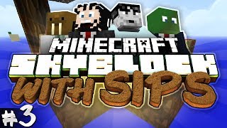 Minecraft Skyblock with Yogscast Sips 3 [upl. by Ytissac]