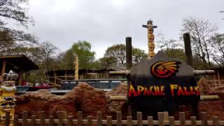 Apache Falls  Gullivers World  Warrington UK  ON RIDE POV [upl. by Karleen]