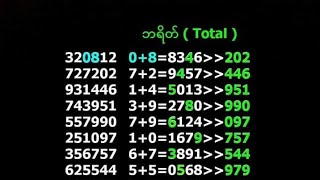 Final total for 02052024  3up hit total amp low total  thai lottery total discussion  cut total [upl. by Xer]