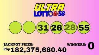 LOTTO RESULTS TODAY SEPTEMBER 202024 645 amp 658 FRIDAY 182M 658😱 viralvideos [upl. by Lorre]