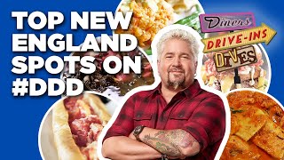 Top 20 DDD Videos in New England with Guy Fieri  Diners DriveIns and Dives [upl. by Anatnas]