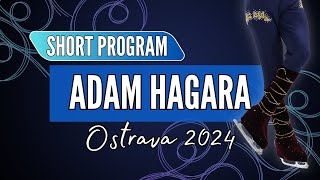 Adam HAGARA SVK  Junior Men Short Program  Ostrava 2024 [upl. by Enilehcim]