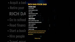 Rich dad poor dad  motivation richdadpoordad mindset books amazon [upl. by Akemehs]