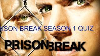 Prison Break Season 1 Quiz [upl. by Regor112]