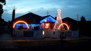 2012 Carols of The Bells Computerised Melbourne Christmas Lights In Preston [upl. by Stace]