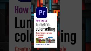 Premier Pro  Lumetric Color  How to change video color  viralvideo [upl. by Dehlia]