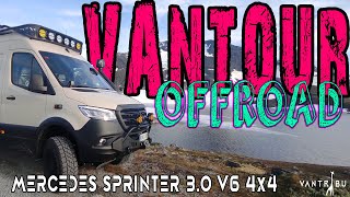 Vantour OFFROAD  Mercedes Sprinter 30V6 4x4 UNICA Y ESPECTACULAR [upl. by Gilbertine588]