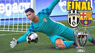 RONALDO KALECİ OLURSA  ŞAMPİYONLAR LİGİ FİNALİ PES 18 [upl. by Nithsa510]