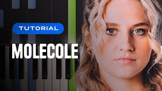 TUTORIAL Lucrezia  MOLECOLE  X FACTOR 2022  Piano Tutorial con Synthesia [upl. by Oetam]