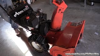 Ariens Snowblower Bearing Replacement [upl. by Durning]