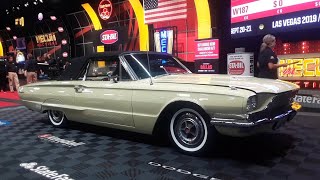 1966 Ford Thunderbird Convertible The Bid Did Not Take the TBird Away At the 2019 Mecum Harrisburg [upl. by Oenire]