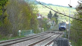 TER Lorraine assurée en Caravelle entre en gare de Vittel [upl. by Altman]