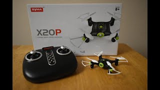 Syma X20P Mini Drone  Unboxing amp Review [upl. by Marquita]