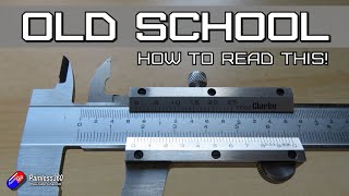 How To Use Manual Vernier Calipers Old School [upl. by Aelrac]