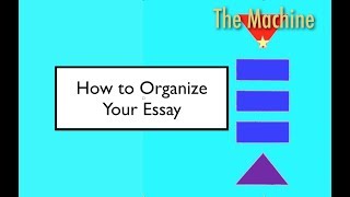 How to organize your essay The Machine [upl. by Aniarrol866]