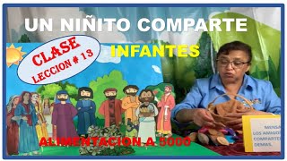 INFANTESUN NIÑITO COMPARTEALIMIENTACION DE LOS 5000CLASE LECCION  13 MINISTERIO INFANTIL [upl. by Sgninnej]