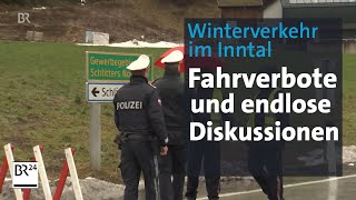 Fahrverbote Staus und Ausweichstaus Der Winterverkehr im Inntal  Abendschau  BR24 [upl. by Bills]