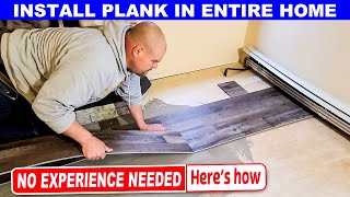 SIMPLE to Use Step by Step Guide for Installing Vinyl Plank EVERYWHERE [upl. by Enylorac883]