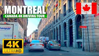 Montreal Canada 🇨🇦 4K UHD HDR 60 fps 2024 Driving Tour Downtown amp Around the City [upl. by Kall]