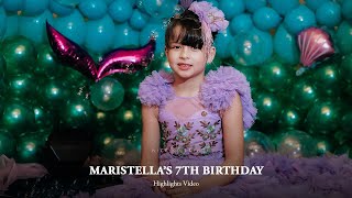 Maristellas 7th Birthday  Highlights Video by Nice Print Photography [upl. by Enyale]