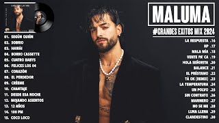 MALUMA GRANDES ÉXITOS MIX 2024  ÁLBUM COMPLETO 2024  MEJOR COLECCIÓN DE CANCIONES DE MALUMA 2024 [upl. by Wittenburg]