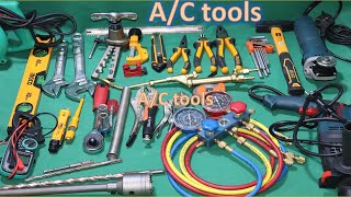 HVAC TOOLS AIRCONDITIONING TOOLS SPLIT AC TOOLS [upl. by Yerocal]