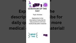 USMLE STEP 1 Question of the Day 12 [upl. by Alul]