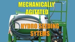 Turbo Turf Mechanically Agitated Hydro Seeding Sytems [upl. by Slemmer694]