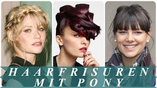 Schnelle hochsteckfrisuren mit pony 2018 frauen [upl. by Inat]