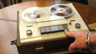 Rare Shaftesbury reel to reel tape playerrecorder working [upl. by Gracie]