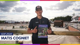 Matis Cogniet est en tête du championnat de France Grand Prix de CCE après le test de dressage [upl. by Yemarej]