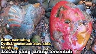 wow batu akik super batu akik langka dan jasper unik Perburuan batu akik di tempat terpencil [upl. by Bullen]