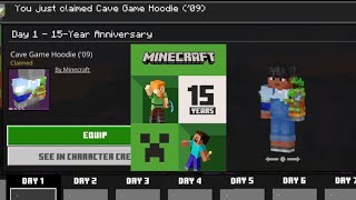 Minecraft Cave Game Hoodie 09 Review Day 1 [upl. by Enyluqcaj431]