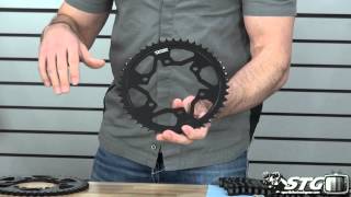 Vortex Chain and Sprocket Kit Review from Sportbiketrackgearcom [upl. by Naltiac31]