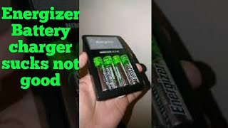 Energizer Battery Charger Review and sucks not good [upl. by Notslar]