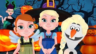 FROZEN JUNIOR  Halloween Party 2018 ▌YOUNG ELSA amp ANNA ▌EPISODE 1 [upl. by Osicran130]